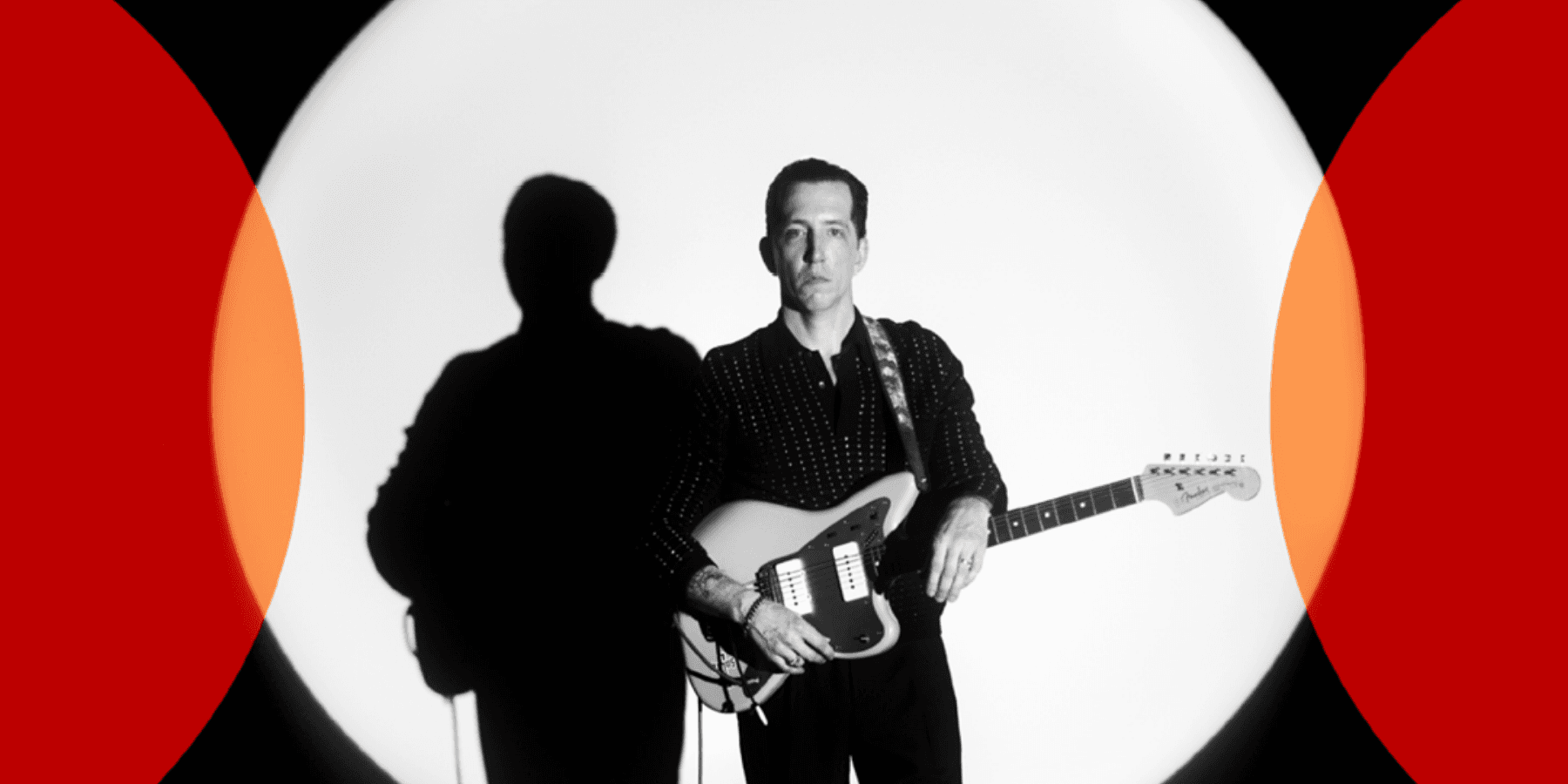 Pokey Lafarge male musician in vintage style close-up portrait