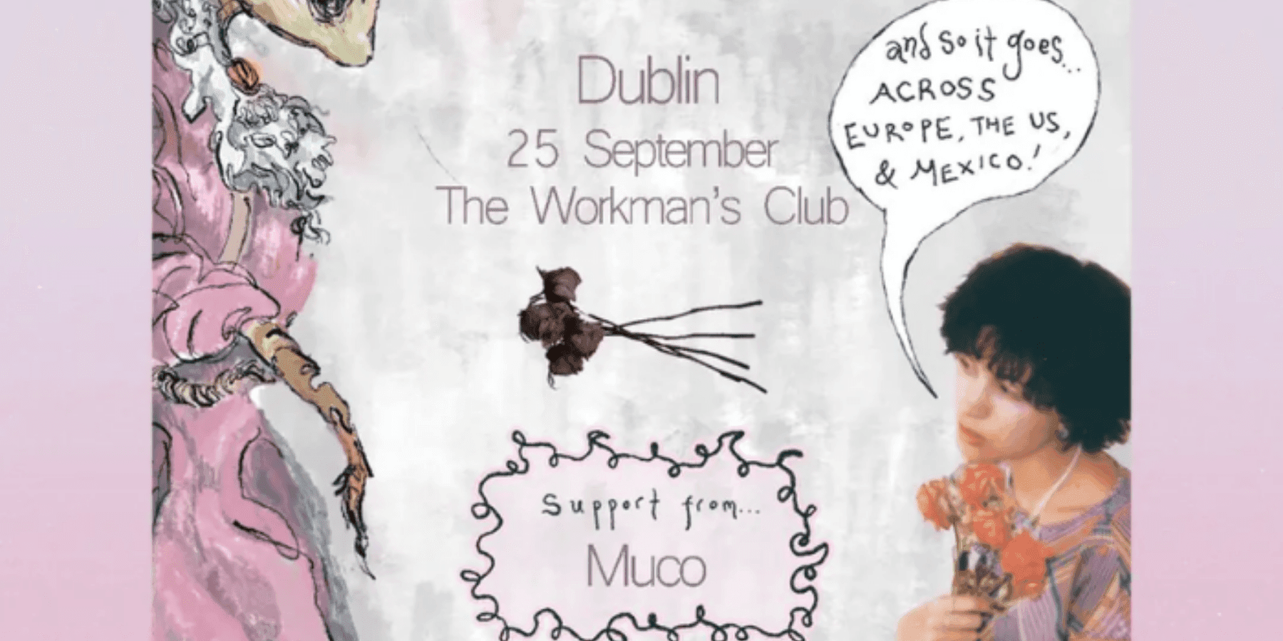 Liana Flores live music event poster at The Workman's Club Dublin