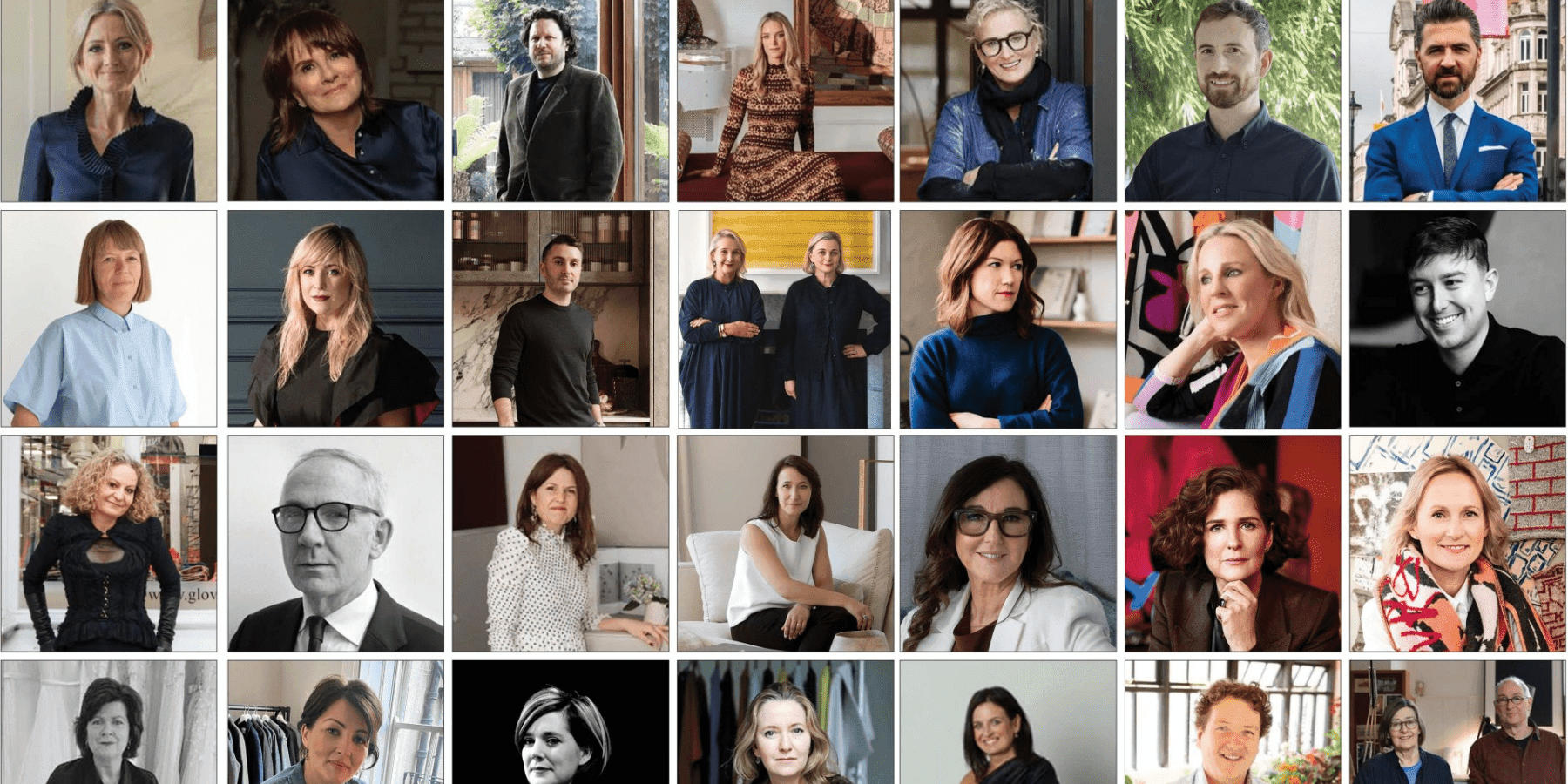 Design Week Dublin speaker collage with group of event participants